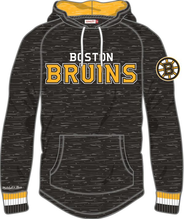 Boston Bruins Mitchell & Ness Legendary Slub Long-Sleeve Hoodie For Sale