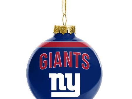 New York Giants Holiday Ball Ornament Online Hot Sale