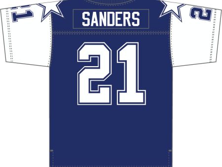 Deion Sanders Dallas Cowboys Mitchell & Ness 1995 Dark Jersey Supply