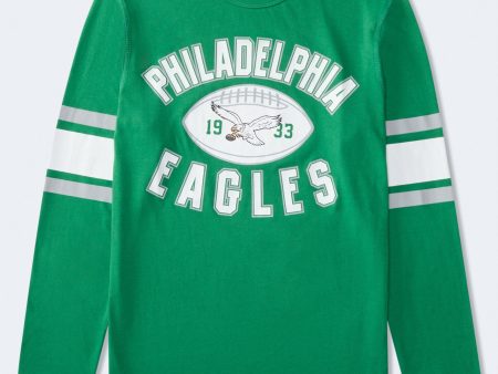 Philadelphia Eagles Football Long-Sleeve Relaxed Graphic Tee Sale