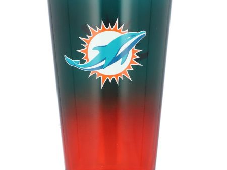 Miami Dolphins Ombre Pint Glass Online