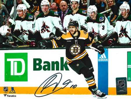 AJ Greer Celebration Boston Bruins Autographed 8  x 10  Hockey Photo Discount