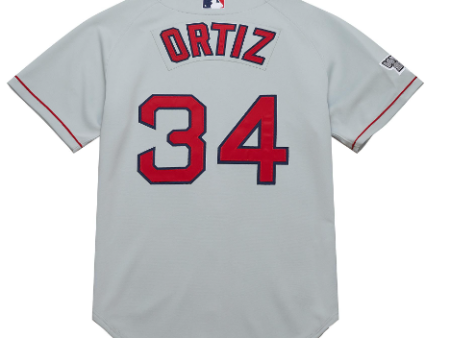 David Ortiz Boston Red Sox 2004 World Series Mitchell & Ness Authentic Jersey Online