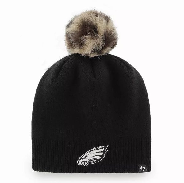 Philadelphia Eagles Women s Serengeti Beanie Pom Knit Hat For Sale