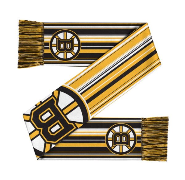 Boston Bruins Hyper Stripe Big Logo Scarf Online Hot Sale