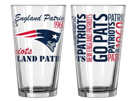 New England Patriots Spirit Pint Glass Online Hot Sale