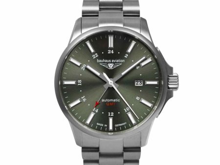 Bauhaus Aviation 2868M4 Men s GMT Automatic Wristwatch Fashion