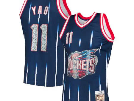 Yao Ming Houston Rockets Mitchell & Ness 1996-97 75th Anniversary Diamond Swingman Jersey Online