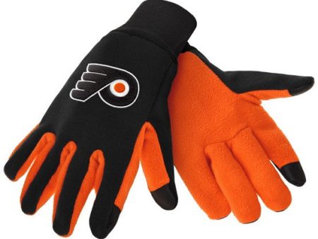 Philadelphia Flyers Black Texting Gloves For Sale