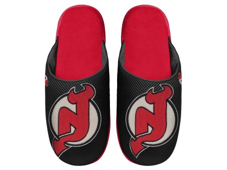 New Jersey Devils Mesh Slide Slippers For Sale