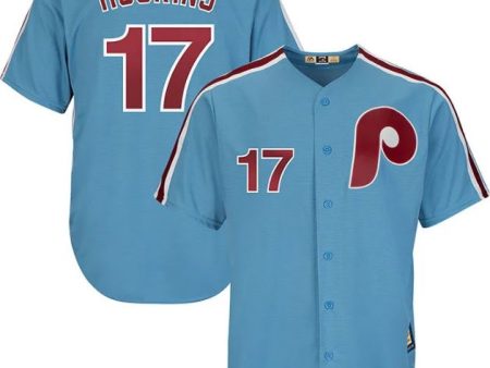 Rhys Hoskins Philadelphia Phillies Powder Blue Baseball Jersey Fashion