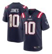 Mac Jones New England Patriots Autographed Navy Blue Nike Game Jersey Online now