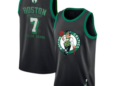 Jaylen Brown Boston Celtics Ultra Game Black NBA Jersey Fashion