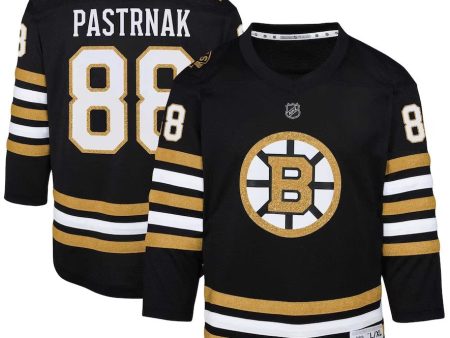 David Pastrnak Boston Bruins Youth Home Replica Player Jersey - Black Online now