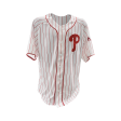 Philadelphia Phillies Pinstripe Logo Baseball Jersey Online