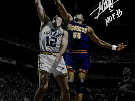 Dikembe Mutombo Denver Nuggets Autographed 11x14 Basketball Photo Inscribed Hall of Fame: Silver Ink Online Hot Sale