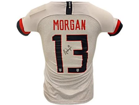 Alex Morgan Team USA Autographed Women s Soccer Jersey For Discount