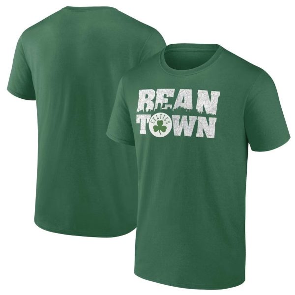 Boston Celtics Hometown Originals Announcer T-Shirt - Kelly Green Sale