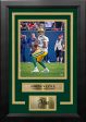 Jordan Love in Action Green Bay Packers 8  x 10  Framed Football Photo with Engraved Autograph For Cheap