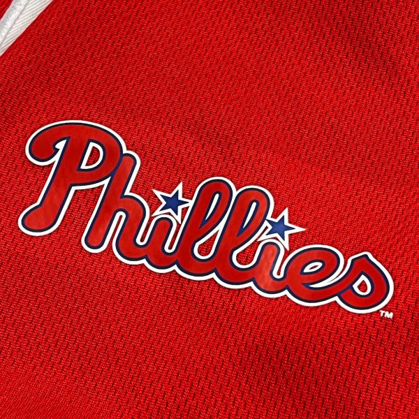 Philadelphia Phillies Red Logo Baseball Jersey Supply