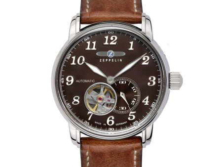 Zeppelin 7666-4 LZ127 Graf Brown Dial Automatic Wristwatch Online