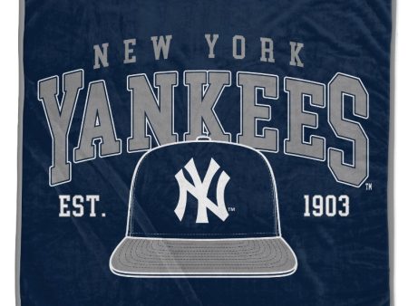 New York Yankees 50  x 60  Vintage Arch Block Blanket For Discount