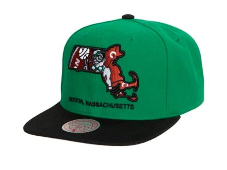 Boston Celtics Mitchell & Ness Insider Hardwood Classics Snapback Hat Online now