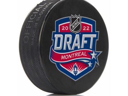 NHL 2022 Montreal Logo Draft Puck Fashion