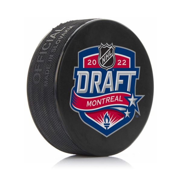 NHL 2022 Montreal Logo Draft Puck Fashion