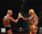 Stone Cold Steve Austin & Hulk Hogan Toast in the Ring 8  x 10  WWE Wrestling Photo For Sale