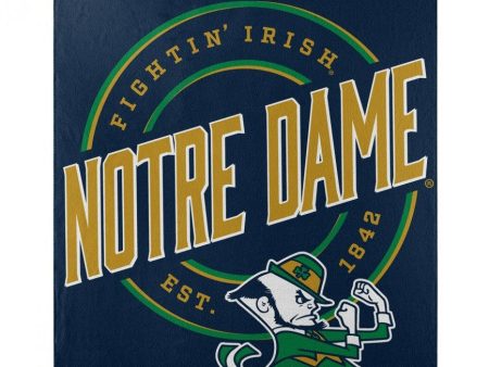 Notre Dame Fighting Irish 50  x 60  Campaign Fleece Blanket Supply