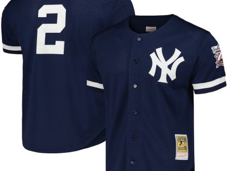 Derek Jeter New York Yankees Mitchell & Ness Navy 1998 Batting Practice Jersey Online now