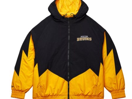 Boston Bruins Mitchell & Ness Retro Gold Windbreaker Jacket Online Hot Sale