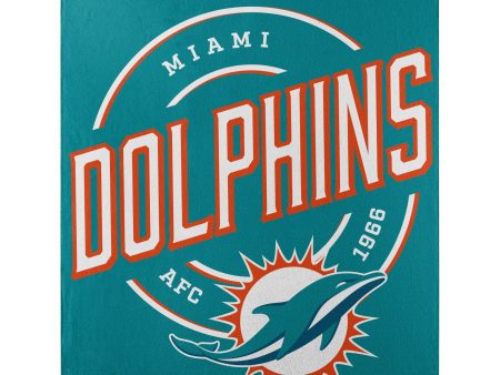 Miami Dolphins 50  x 60  Campaign Fleece Blanket Fashion