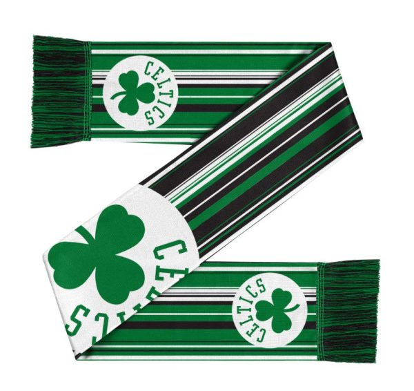 Boston Celtics Hyper Stripe Big Logo Scarf on Sale