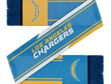 Los Angeles Chargers Colorwave Wordmark Scarf Supply