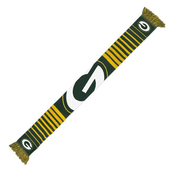 Green Bay Packers Football Big Logo Scarf Supply