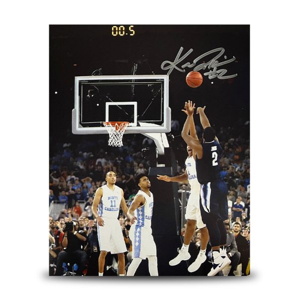 Kris Jenkins Villanova Wildcats 2016 NCAA Champions Buzzer Beater Autographed 16  x 20  Photo Online Hot Sale