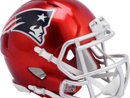 New England Patriots Flash Alternative Riddell Speed Mini Helmet Online Sale