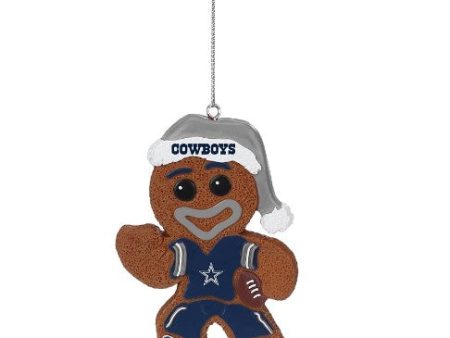 Dallas Cowboys Gingerbread Man in Uniform Ornament Sale