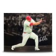 Carlos Estevez Kamehameha Pose Autographed Philadelphia Phillies 8  x 10  Blackout Baseball Photo Hot on Sale