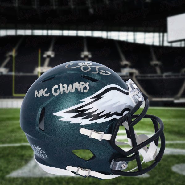 CJ Gardner-Johnson Philadelphia Eagles Autographed Speed Mini-Helmet with NFC Champs Inscription Discount