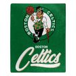 Boston Celtics 50  x 60  Signature Royal Plush Throw Blanket on Sale