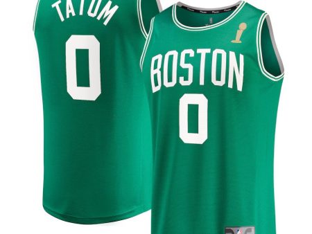 Jayson Tatum Boston Celtics 2024 NBA Finals Champions Fast Break Replica Player Jersey - Kelly Green For Discount