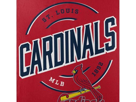 St. Louis Cardinals 50  x 60  Campaign Fleece Blanket Supply