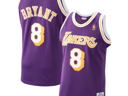 Kobe Bryant Los Angeles Lakers Mitchell & Ness Purple 1996-97 Hardwood Classics Authentic Jersey Supply