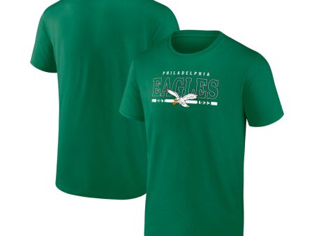 Philadelphia Eagles Throwback Logo 1933 Kelly Green T-Shirt Online Hot Sale