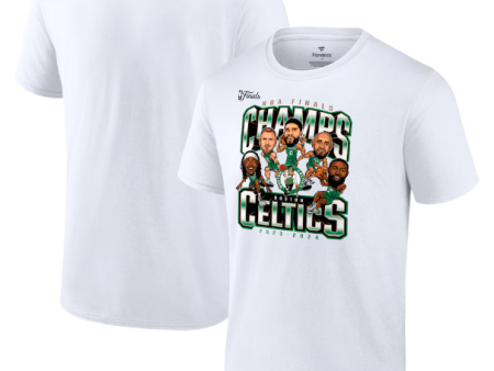 Boston Celtics 2024 Finals Champions Caricature T-Shirt Supply