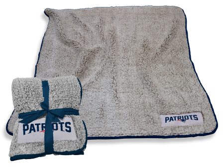 New England Patriots 50  x 60  Frosty Fleece Throw Blanket Online Hot Sale