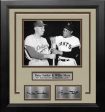 Duke Snider and Willie Mays 8x10 Framed New York Baseball Photo with Engraved Autographs Hot on Sale